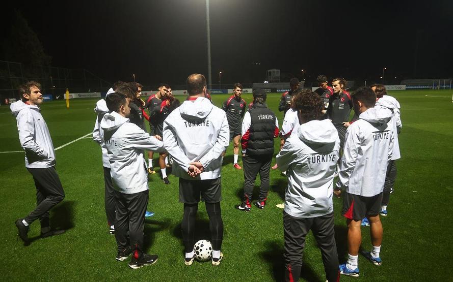 A Millî Takım, mesaiye başladı