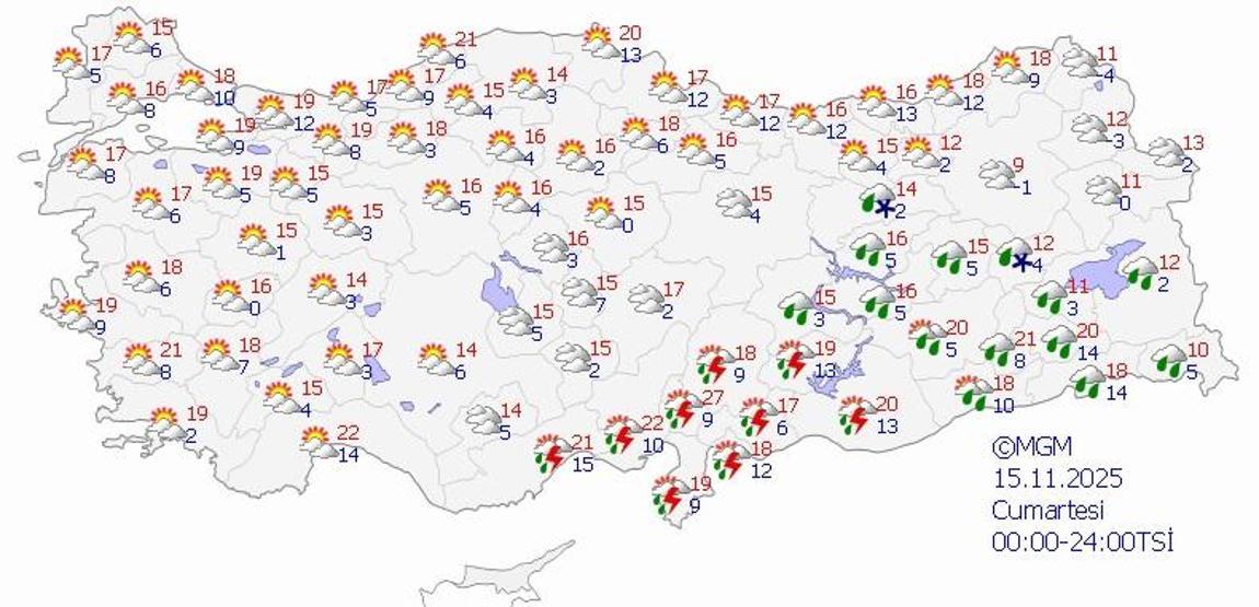 HAVA DURUMU SON DAKİKA 11 KASIM 2025 | Bugün hava nasıl olacak Meteorolojiden o iller için uyarı: İzmir, Manisa, Aydın, Antalya, Eskişehir...