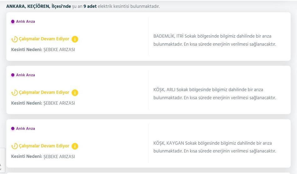 11 KASIM ANKARA ELEKTRİK KESİNTİSİ: EDAŞ Ankara Elektrik Kesintisi Ne Zaman Bitecek Çok Sayıda İlçe Karanlığa Gömüldü