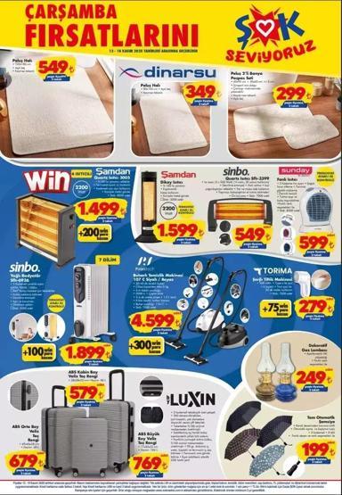 12-18 KASIM ŞOK AKTÜEL KATALOĞU: 12 Kasım Çarşamba Şok Aktüel Kataloğunda Neler Var Bu Hafta ŞOKta Neler İndirimde