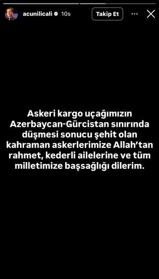 Ünlü isimlerden şehit olan askerlerimiz için taziye mesajları