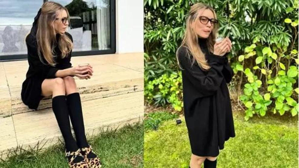 Sinem Kobal’dan Kasım Paylaşımları Bahçede Siyah Elbisesiyle Büyüledi