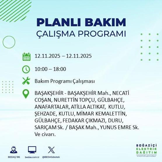 İSTANBUL ELEKTRİK KESİNTİSİ 12 KASIM: Hangi İlçelerde Elektrikler Kesik Bedaş Ayedaş İstanbul Elektrik Kesintisi Ne Zaman Bitecek