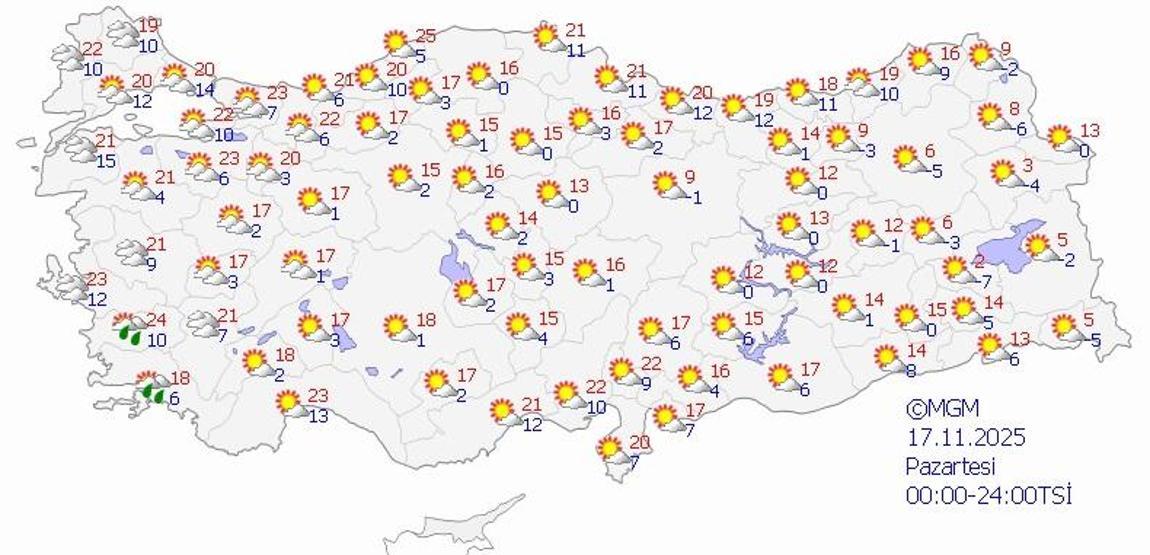 SON DAKİKA HAVA DURUMU HABERLERİ 13 KASIM 2025 | Bugün hava nasıl olacak Meteorolojiden uyarı: Niğde, Kayseri, Sivas, Samsun, Ordu, Giresun...