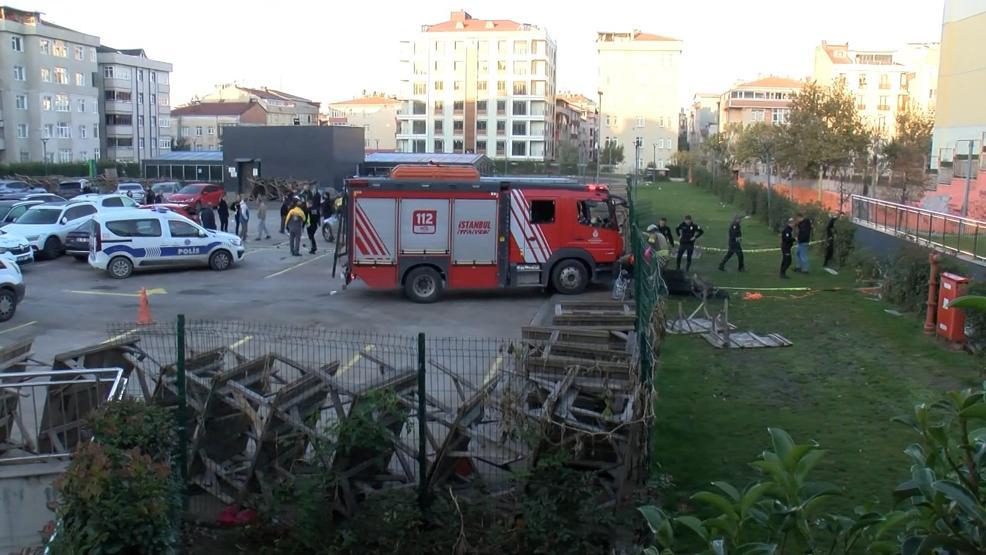 Bahçelievlerde akılalmaz kaza: 9 araca çarptı, 5 metre yükseklikten boşluğa düştü