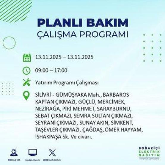 13 KASIM İSTANBUL ELEKTRİK KESİNTİSİ: Hangi İlçelerde Elektrikler Kesik Bedaş Ayedaş İstanbul Elektrik Kesintisi Ne Zaman Bitecek