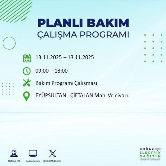 13 KASIM İSTANBUL ELEKTRİK KESİNTİSİ: Hangi İlçelerde Elektrikler Kesik Bedaş Ayedaş İstanbul Elektrik Kesintisi Ne Zaman Bitecek