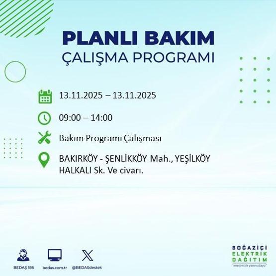 13 KASIM İSTANBUL ELEKTRİK KESİNTİSİ: Hangi İlçelerde Elektrikler Kesik Bedaş Ayedaş İstanbul Elektrik Kesintisi Ne Zaman Bitecek