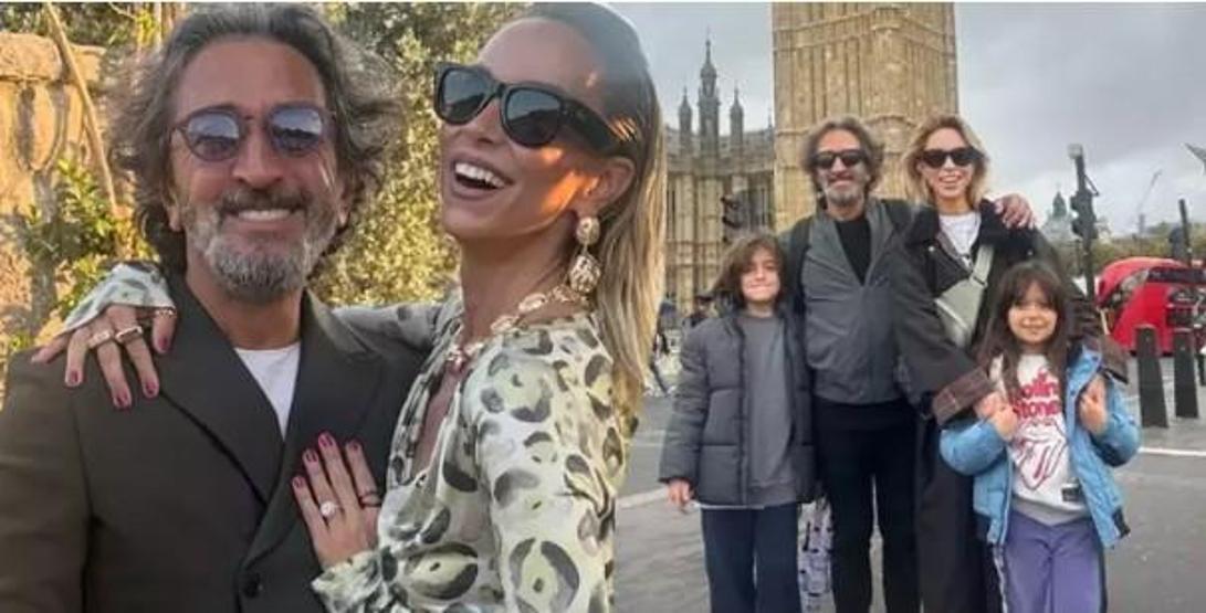 Fettah Can ve Cansu Kurtçu’nun İkizleri Büyüdü Aile İngiltere Tatilinden Kareleri Paylaştı