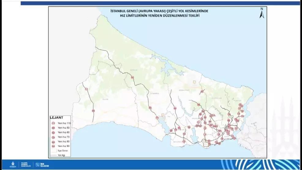 İSTANBUL HIZ LİMİTLERİ YENİ: İstanbulda hız limitleri ne oldu, nerelerde değişti 84 noktada güncelleme yapıldı