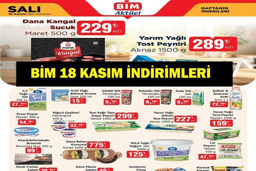 BİM 18 KASIM AKTÜEL ÜRÜNLER KATALOĞU BİMde bu hafta neler var İşte BİM 18 Kasım aktüel ürünler kataloğu