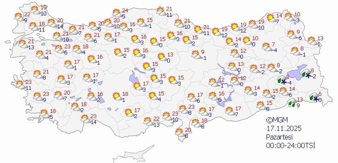 SON DAKİKA HAVA DURUMU HABERLERİ 14 KASIM 2025 | Bugün hava nasıl olacak Meteoroloji uyardı Kuvvetli geliyor: Ordu, Giresun, Sivas, Tokat, Samsun, Kayseri...