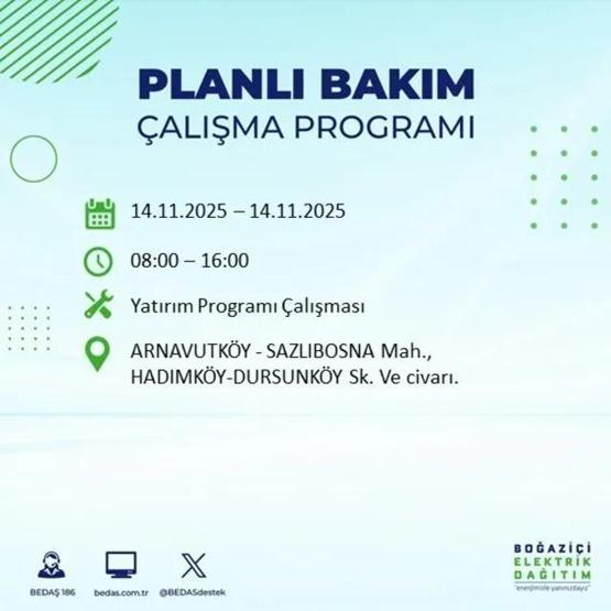 İstanbulda Elektrikler Ne Zaman Gelecek AYEDAŞ ve BEDAŞ açıkladı Şişli, Sultangazi, Güngören... 14 KASIM 2025 İSTANBUL ELEKTRİK KESİNTİSİ EKRANI
