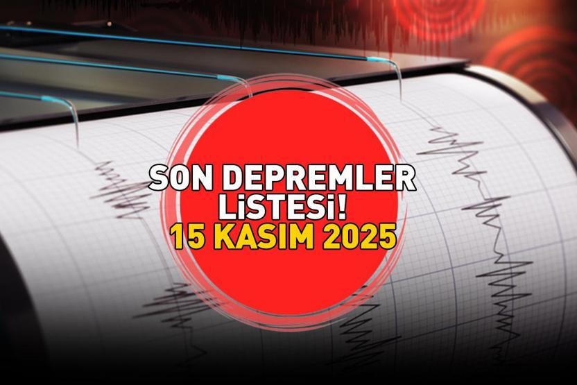 BALIKESİRDE 4.4 ŞİDDETİNDE DEPREM | 15 Kasım 2025 Balıkesirde deprem mi oldu, nerede, kaç şiddetinde Kandilli Rasathanesi-AFAD son depremler listesi