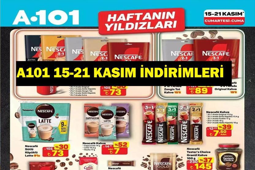 A101 15 - 21 KASIM İNDİRİMLERİ A101de bu hafta neler var İşte A101 15 - 21 Kasım indirimleri tamamı