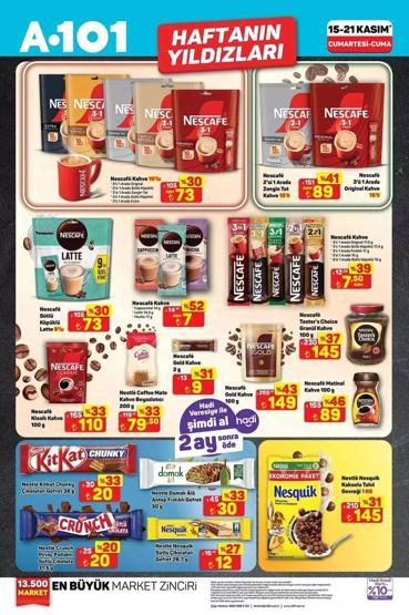 A101 15 - 21 KASIM İNDİRİMLERİ A101de bu hafta neler var İşte A101 15 - 21 Kasım indirimleri tamamı