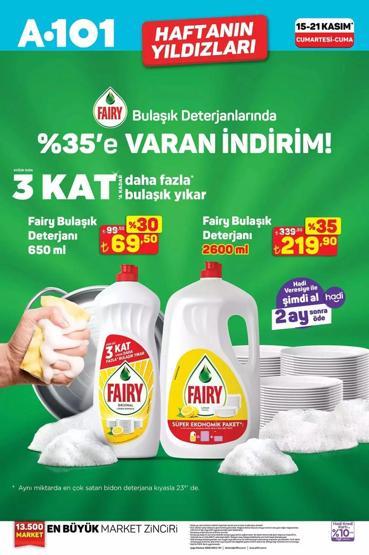 A101 15 - 21 KASIM İNDİRİMLERİ A101de bu hafta neler var İşte A101 15 - 21 Kasım indirimleri tamamı