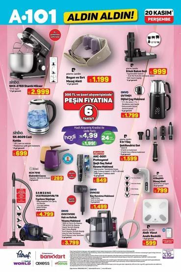 A101 15 - 21 KASIM İNDİRİMLERİ A101de bu hafta neler var İşte A101 15 - 21 Kasım indirimleri tamamı