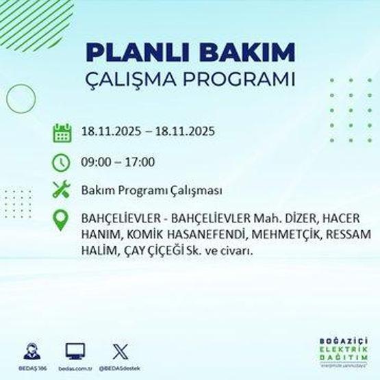 BEDAŞ İSTANBUL ELEKTRİK KESİNTİSİ 18 KASIM: İstanbulda Elektrikler Ne Zaman Gelecek İstanbul Elektrik Kesintisi Ne Zaman Bitecek
