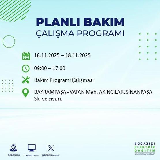 BEDAŞ İSTANBUL ELEKTRİK KESİNTİSİ 18 KASIM: İstanbulda Elektrikler Ne Zaman Gelecek İstanbul Elektrik Kesintisi Ne Zaman Bitecek