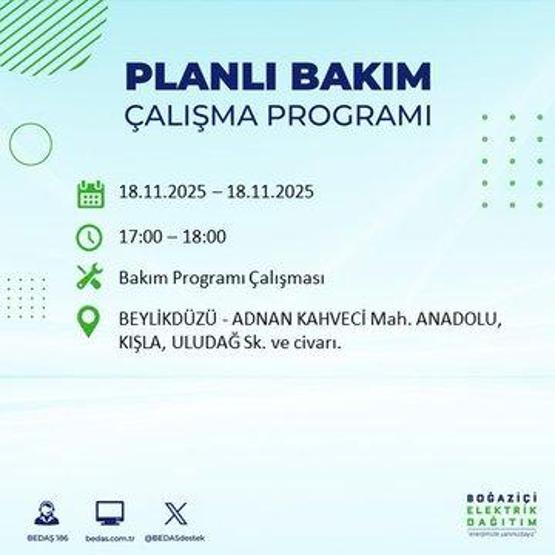 BEDAŞ İSTANBUL ELEKTRİK KESİNTİSİ 18 KASIM: İstanbulda Elektrikler Ne Zaman Gelecek İstanbul Elektrik Kesintisi Ne Zaman Bitecek