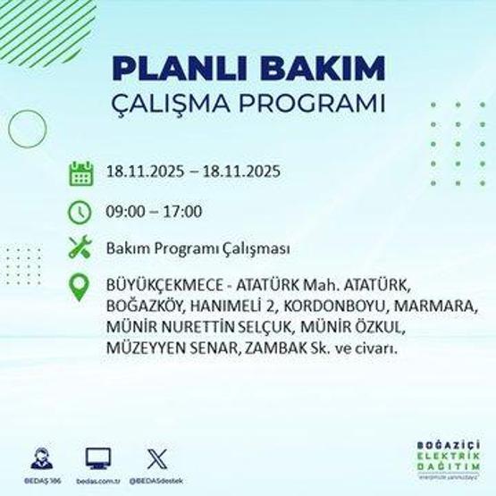 BEDAŞ İSTANBUL ELEKTRİK KESİNTİSİ 18 KASIM: İstanbulda Elektrikler Ne Zaman Gelecek İstanbul Elektrik Kesintisi Ne Zaman Bitecek