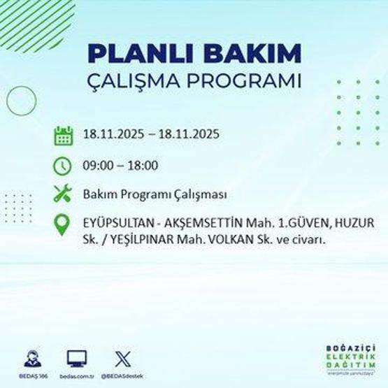BEDAŞ İSTANBUL ELEKTRİK KESİNTİSİ 18 KASIM: İstanbulda Elektrikler Ne Zaman Gelecek İstanbul Elektrik Kesintisi Ne Zaman Bitecek
