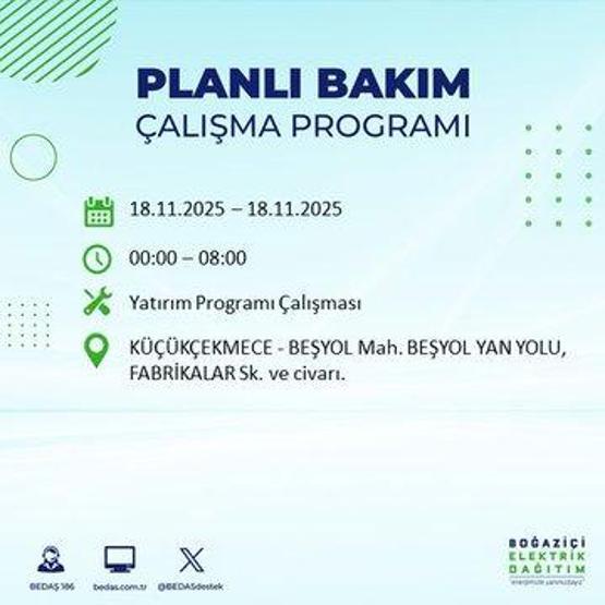 BEDAŞ İSTANBUL ELEKTRİK KESİNTİSİ 18 KASIM: İstanbulda Elektrikler Ne Zaman Gelecek İstanbul Elektrik Kesintisi Ne Zaman Bitecek