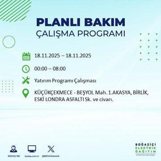 BEDAŞ İSTANBUL ELEKTRİK KESİNTİSİ 18 KASIM: İstanbulda Elektrikler Ne Zaman Gelecek İstanbul Elektrik Kesintisi Ne Zaman Bitecek