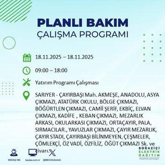BEDAŞ İSTANBUL ELEKTRİK KESİNTİSİ 18 KASIM: İstanbulda Elektrikler Ne Zaman Gelecek İstanbul Elektrik Kesintisi Ne Zaman Bitecek