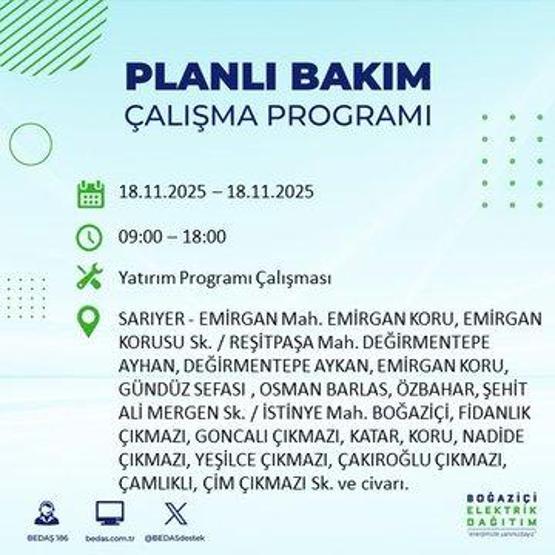 BEDAŞ İSTANBUL ELEKTRİK KESİNTİSİ 18 KASIM: İstanbulda Elektrikler Ne Zaman Gelecek İstanbul Elektrik Kesintisi Ne Zaman Bitecek