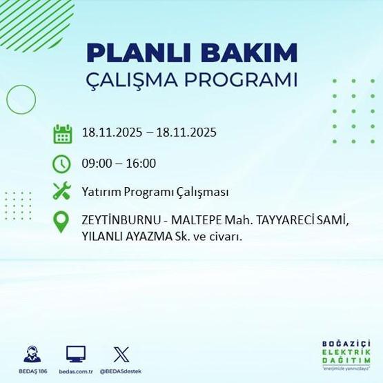 BEDAŞ İSTANBUL ELEKTRİK KESİNTİSİ 18 KASIM: İstanbulda Elektrikler Ne Zaman Gelecek İstanbul Elektrik Kesintisi Ne Zaman Bitecek