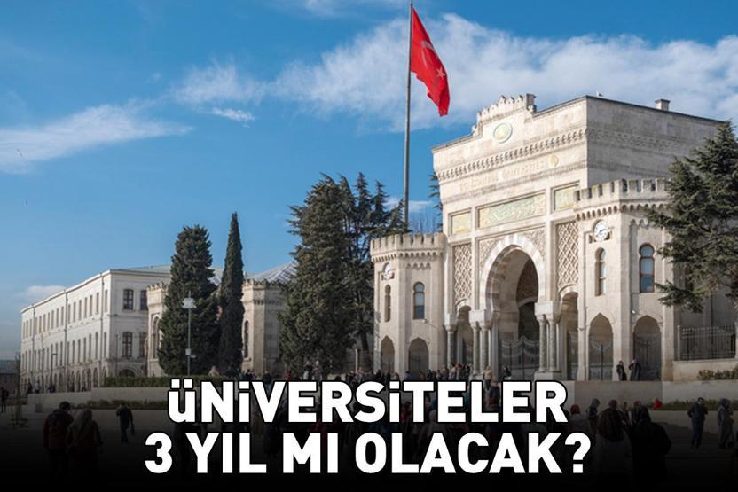 Üniversiteler 3 yıl mı olacak YÖK Başkanı Prof. Dr. Erol Özvar açıkladı Üniversiteler ne zaman 3 yıl olacak, 2026da mı