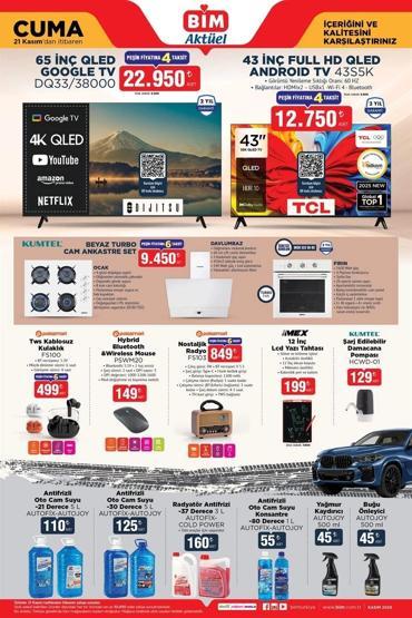 BİM AKTÜEL ÜRÜNLER KATALOĞU 21 KASIM 2025 | BİMde bu hafta neler var İşte tam liste...