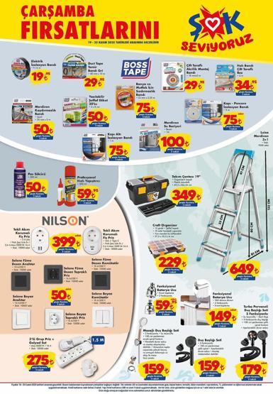 19-26 KASIM ŞOK AKTÜEL KATALOĞU: Şok Aktüel Kataloğunda Neler Var Bu Hafta ŞOKta Neler İndirimde