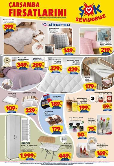 19-26 KASIM ŞOK AKTÜEL KATALOĞU: Şok Aktüel Kataloğunda Neler Var Bu Hafta ŞOKta Neler İndirimde