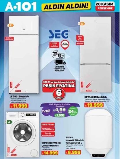 A101 20 KASIM İNDİRİMLERİ A101de bu hafta hangi ürünler indirimde İşte A101 20 Kasım indirim kataloğu tamamı