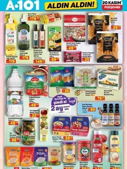 A101 20 KASIM İNDİRİMLERİ A101de bu hafta hangi ürünler indirimde İşte A101 20 Kasım indirim kataloğu tamamı