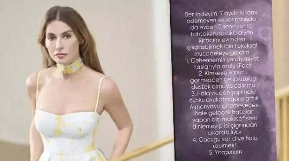 Tuba Ünsal kiracısından dert yandı: “Yorgunum… 7 aydır kira alamıyorum”