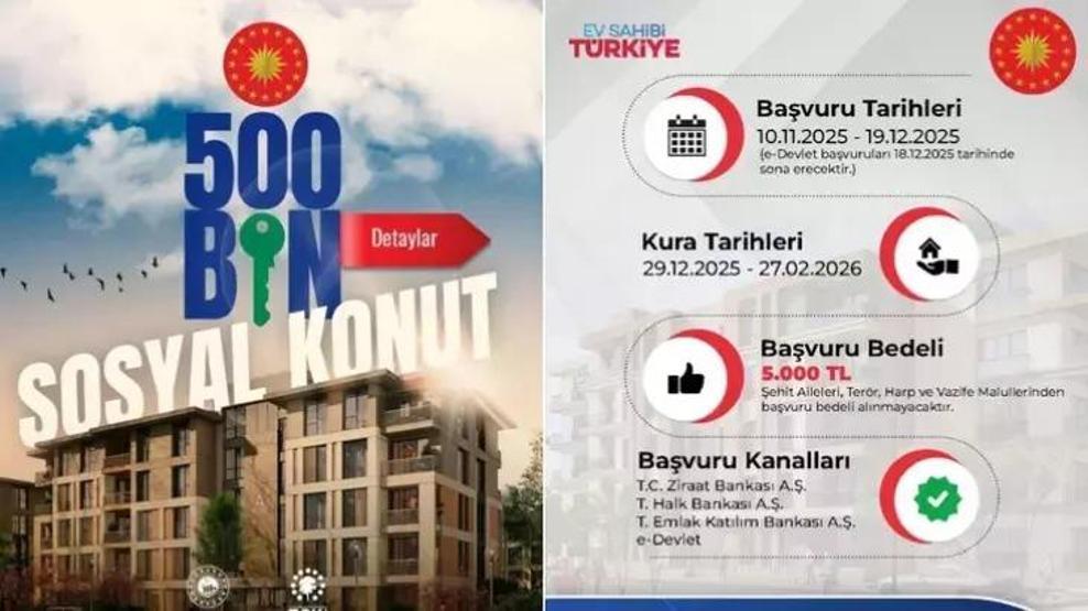 TOKİ 500 BİN KONUT ÖDEME PLANI 2025: TOKİ 500 bin sosyal konut ödemeleri ne zaman başlayacak TOKİ ödeme planı ve taksitlendirme nasıl olacak