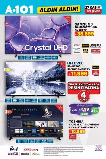 27 KASIM A101 KATALOĞU: A101 Aktüel Ürünler Listesi Yayında İşte Bu Haftanın Öne Çıkan Kampanyaları...