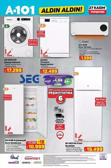 27 KASIM A101 KATALOĞU: A101 Aktüel Ürünler Listesi Yayında İşte Bu Haftanın Öne Çıkan Kampanyaları...