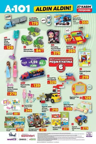 27 KASIM A101 KATALOĞU: A101 Aktüel Ürünler Listesi Yayında İşte Bu Haftanın Öne Çıkan Kampanyaları...