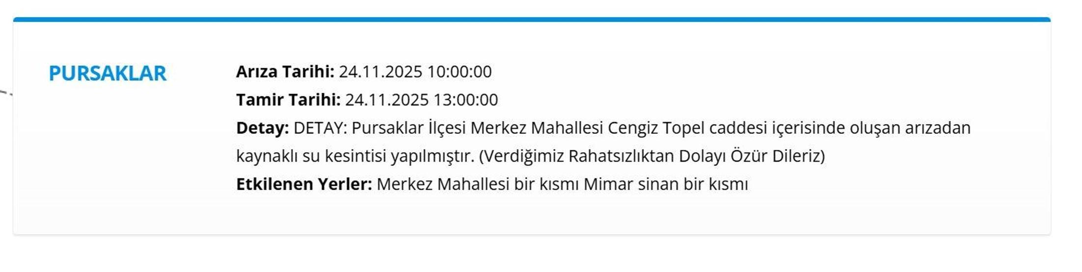 24 KASIM ANKARA SU KESİNTİSİ: ASKİ Ankara Su Kesintisi Ne Zaman Bitecek, Sular Ne Zaman Gelecek