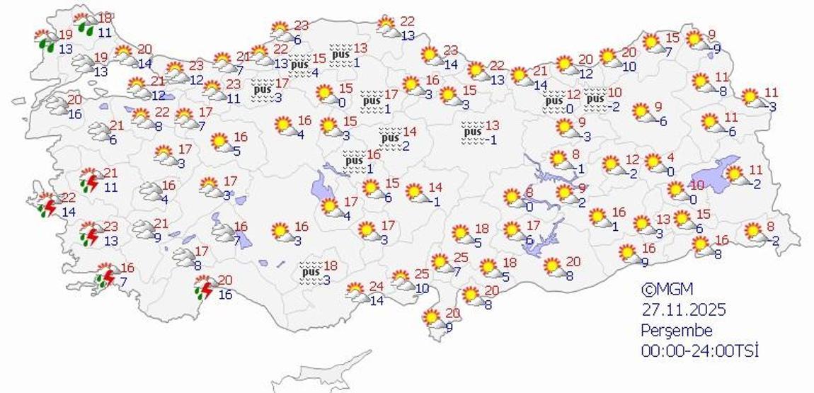 SON DAKİKA HAVA DURUMU HABERLERİ 26 KASIM 2025 | Ankara, İzmir ve İstanbulda bugün hava nasıl olacak Meteoroloji uyardı: Saatte 40-60 km...