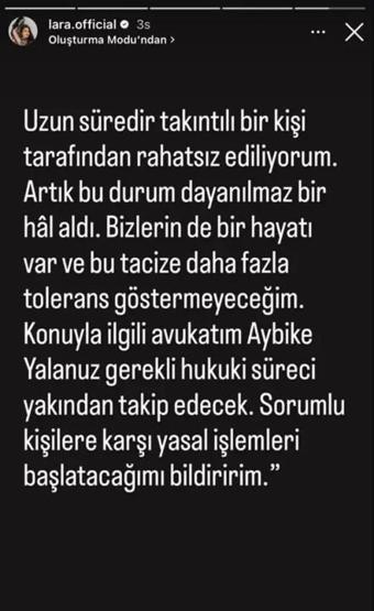 Takıntılı Hayranıyla Uğraşıyor Şarkıcı Lara’dan Yasal Hamle