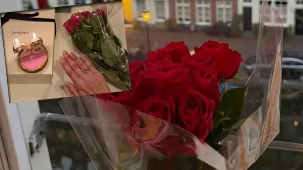 Amsterdam’da Doğum Günü Sürprizi Şifanur Gül’e Romantik Evlilik Teklifi