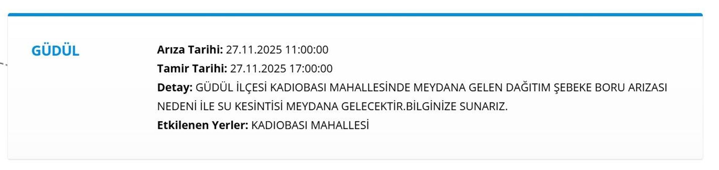 27 KASIM ANKARA ASKİ SU KESİNTİSİ: ASKİ Ankara Su Kesintisi Ne Zaman Bitecek, Sular Ne Zaman Gelecek