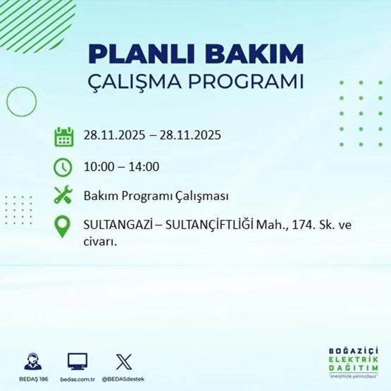İSTANBUL ELEKTRİK KESİNTİSİ 28 KASIM 2025 BEDAŞ – AYEDAŞ | 9 Saat Sürecek İstanbul’da Elektrikler Ne Zaman Gelecek Arnavutköy, Esenler, Silivri...