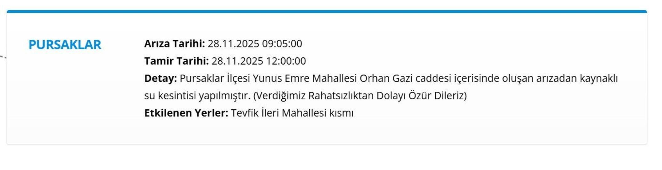 28 KASIM ANKARA ASKİ SU KESİNTİSİ: ASKİ Ankara Su Kesintisi Ne Zaman Bitecek, Sular Ne Zaman Gelecek